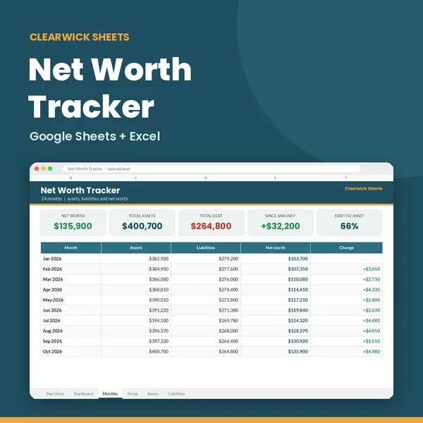 Net Worth Tracker preview